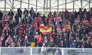 Aficionados del Sporting en el Tartiere