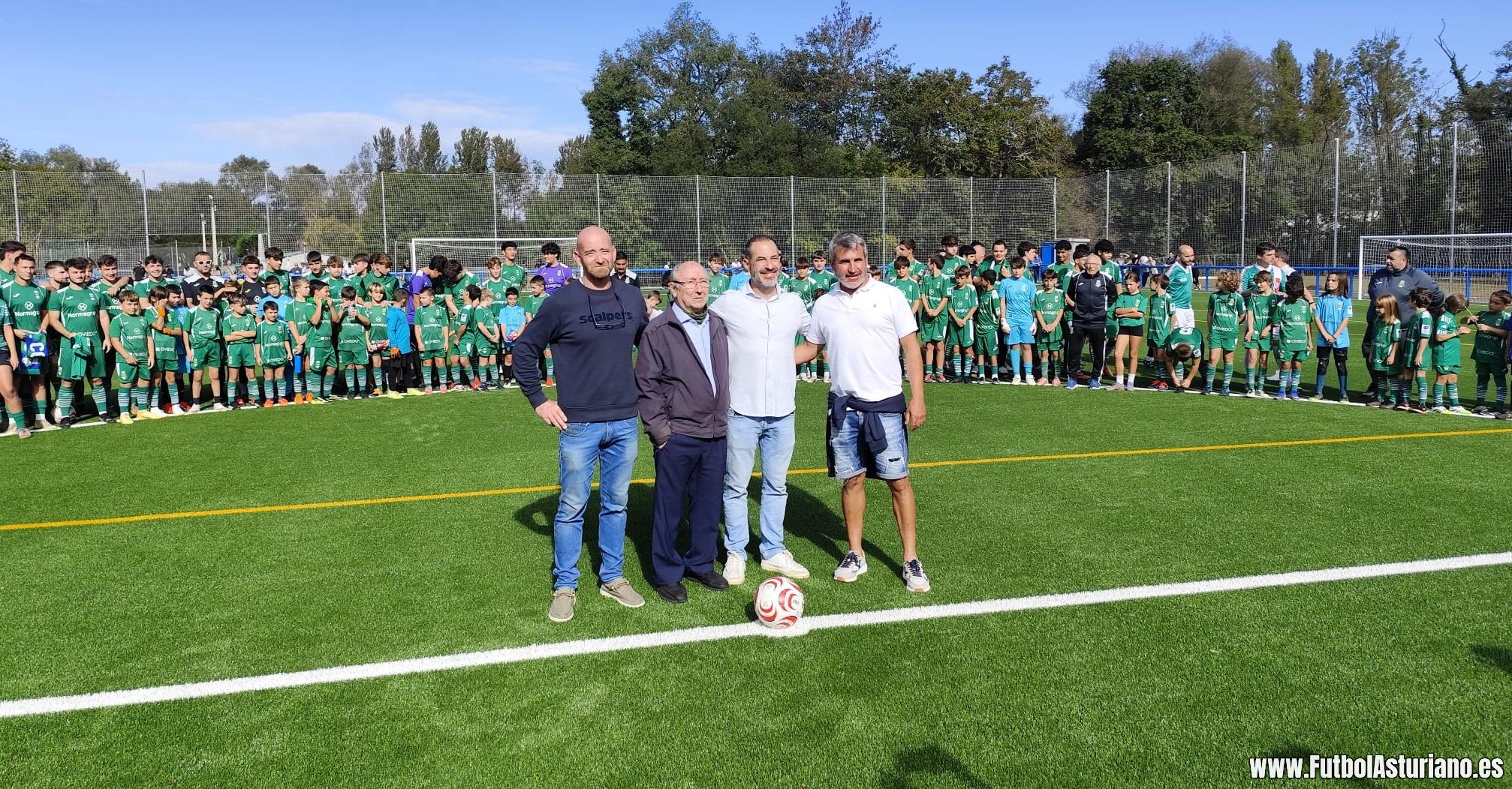 El Colloto inaugura su nuevo sintético con ilusión por seguir creciendo