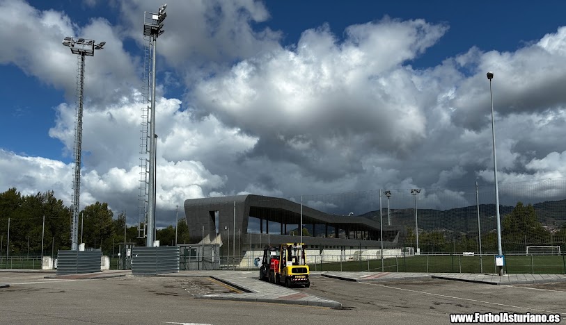 Todo preparado para que comiencen las obras en los Tensi…  y la peregrinación del Oviedo